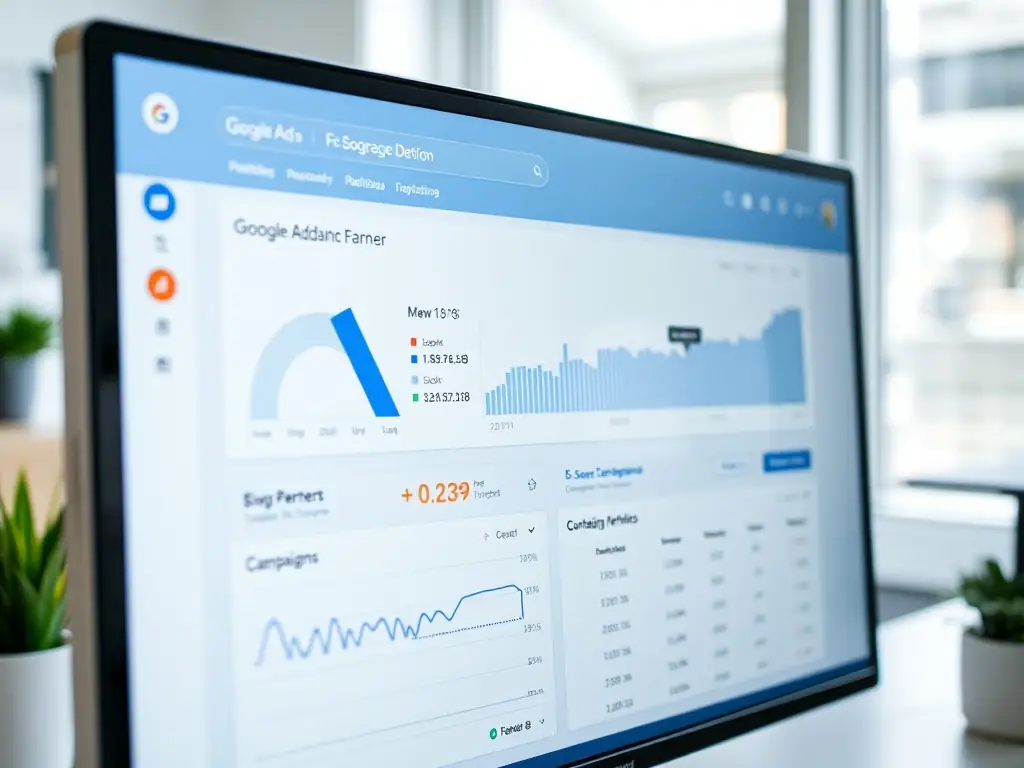 A focused image of a Google Ads dashboard, highlighting key metrics and performance indicators, symbolizing the data-driven approach to PPC advertising.